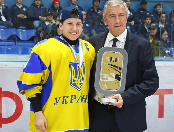 IIHF 2018 ishockey U18 världsmästerskap div 1b — Stockfoto