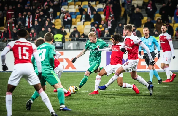 UEFA Europa League juego Vorskla Poltava v Arsenal —  Fotos de Stock