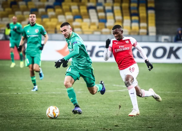 UEFA Europa League juego Vorskla Poltava v Arsenal —  Fotos de Stock