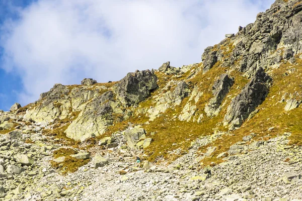 Wandern in der Hohen Tatra (vysoke tatry), Slowakei — Stockfoto