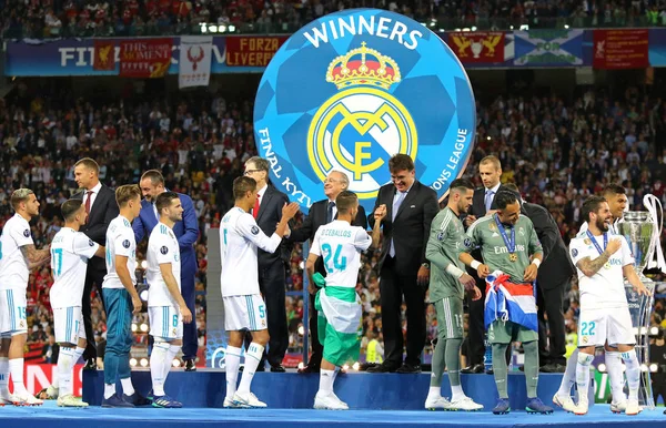 Final da Liga dos Campeões da UEFA 2018 em Kiev, Ucrânia — Fotografia de Stock