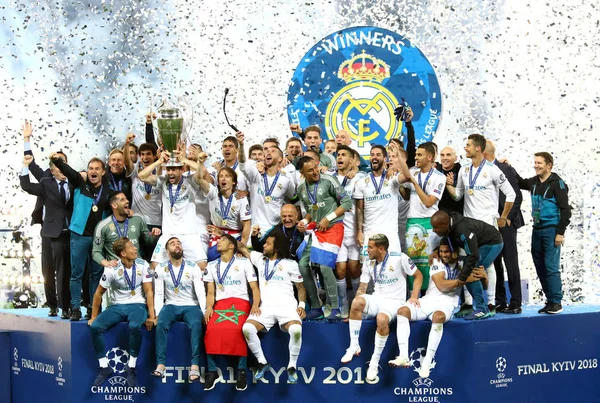 UEFA Champions League Final 2018 in Kyiv, Ukraine — Stock Photo, Image