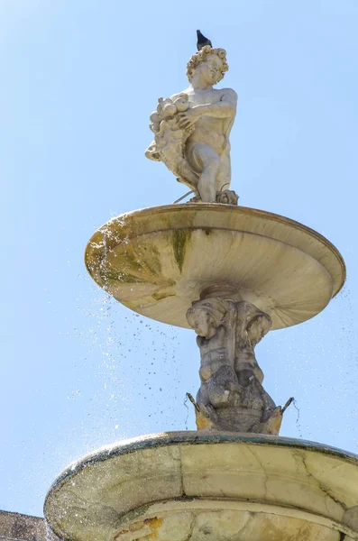 Praetorian Fountain (Fontana Pretoria) w Palermo, Sycylia, Włochy — Zdjęcie stockowe