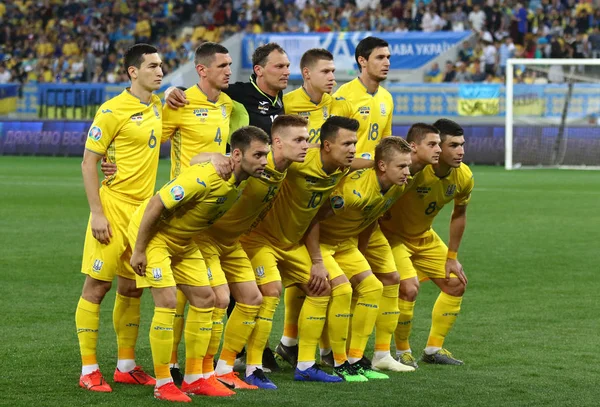 UEFA EURO 2020 Qualifying round: Ukraine - Serbia — Stock Photo, Image