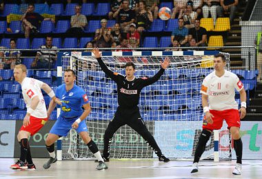 Ehf Euro 2020 Elemeleri hentbol oyunu Ukrayna v Danimarka