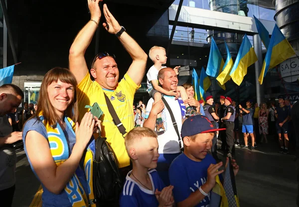 Ukrainische Nationalmannschaft, der Gewinner der U-20-WM 2019 — Stockfoto