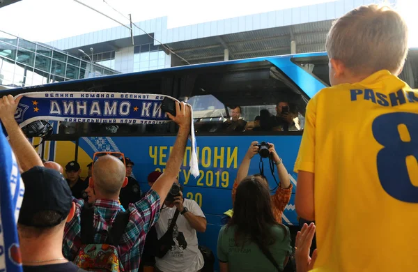 Reprezentacja Ukrainy, zwycięzca mistrzostw świata U-20 w piłce nożnej 2019 — Zdjęcie stockowe