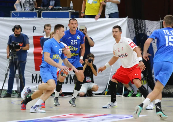 EHF EURO 2020 Qualifications handball game Ukraine v Danemark — Photo