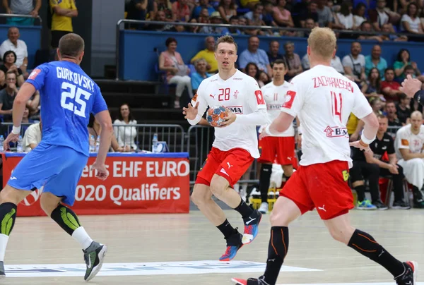 EHF EURO 2020 Qualifications handball game Ukraine v Danemark — Photo