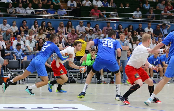 EHF EURO 2020 Qualifiers handball game Ukraine v Denmark — Stock Photo, Image