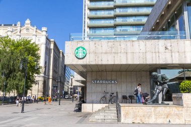 Starbucks Budapeşte Gezinti Cafe, Vigado meydanı, Budapeşte, Hung