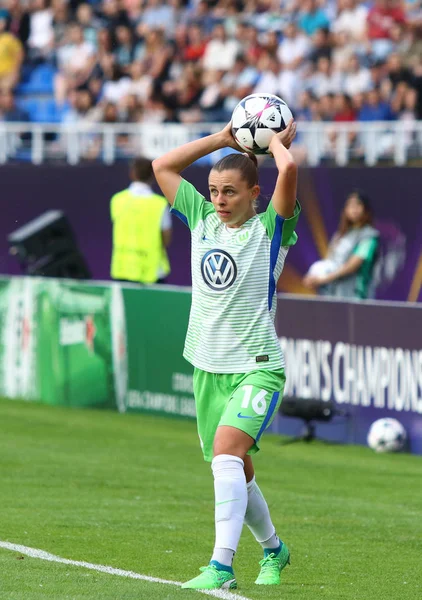 Uefa Champions-League-Finale der Frauen 2018 wolfsburg v lyon — Stockfoto