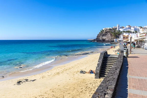 Morro Jable plajı, Fuerteventura adası, Kanarya Adaları, İspanya — Stok fotoğraf