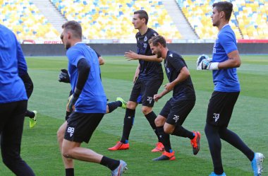 Uefa Şampiyonlar Ligi Dinamo Kiev v Club Brugge. Maç öncesi tren