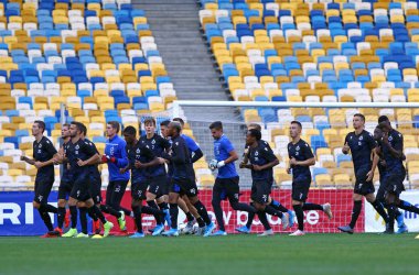 Uefa Şampiyonlar Ligi Dinamo Kiev v Club Brugge. Maç öncesi tren