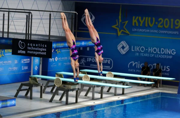 2019 Europees duik kampioenschap in Kiev, Oekraïne — Stockfoto