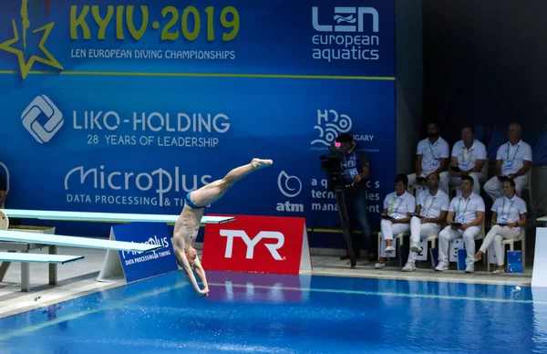 Wassersprung-Europameisterschaft 2019 in Kyiv, Ukraine — Stockfoto