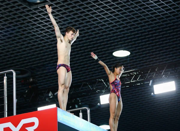 2019年乌克兰基辅欧洲跳水锦标赛 — 图库照片