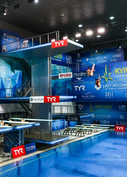 Campeonato Europeo de Buceo 2019 en Kiev, Ucrania —  Fotos de Stock