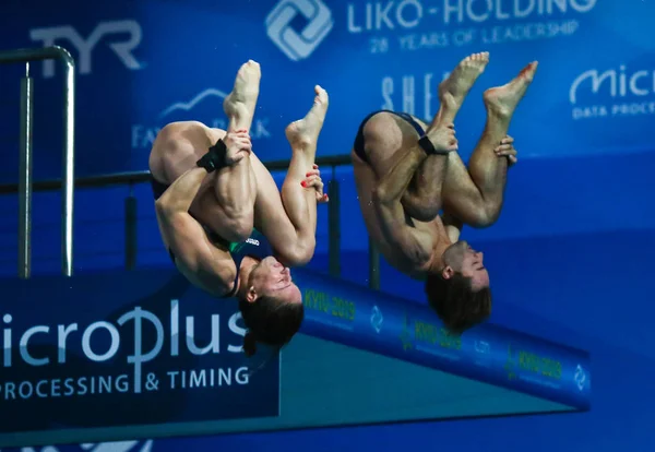 2019 우크라이나 키예프 에서 열린 유럽 다이빙 선수권 대회 — 스톡 사진