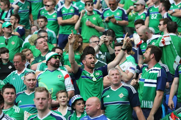 UEFA EURO 2016 game Ukraine v Northern Ireland — Stock Photo, Image