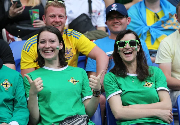 Mistrovství Evropy 2016 na Ukrajině v Severním Irsku — Stock fotografie