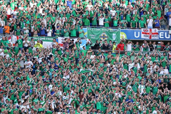 UEFA EURO 2016 game Ukraine v Northern Ireland — Stock Photo, Image