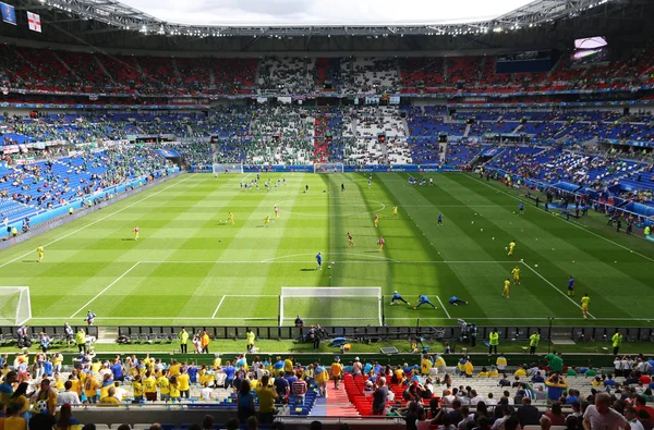 UEFA Euro 2016 játék Ukrajna kontra Észak-Írország — Stock Fotó