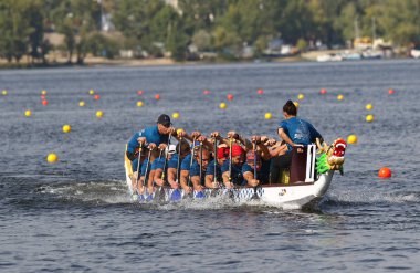 2019 ICF Dragon Boat Club Crew World Championships in Kyiv, Ukra clipart
