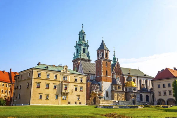 瓦维尔皇家城堡复杂在克拉科夫，波兰 — 图库照片