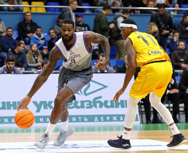 FIBA Basketball Champions League: BC Kyiv Basket v San Pablo Bur — Stock Photo, Image