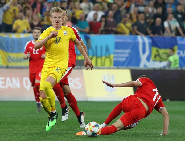 UEFA EURO 2020 Ronda Qualificatória: Ucrânia - Sérvia — Fotografia de Stock