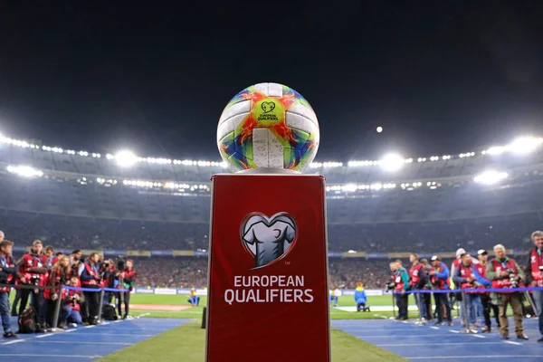 UEFA EURO 2020 Qualifying round: Ukraine - Portugal — Stock Photo, Image