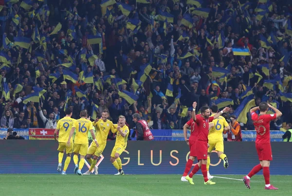 UEFA EURO 2020 Ronda Qualificatória: Ucrânia - Portugal — Fotografia de Stock