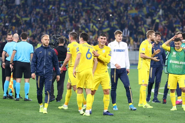 2020年欧洲杯资格赛：乌克兰-葡萄牙 — 图库照片