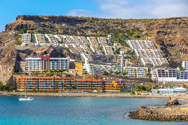 Playa Del Cura Playa Rocosa Cerca Del Complejo Vacacional Puerto — Foto de Stock