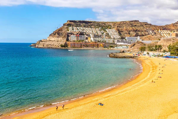 Picturesque Tauro Beach Spanish Playa Tauro Puerto Rico Gran Canaria — Stock Photo, Image