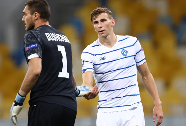 Kyiv Ukraine September 2020 Portrait Goalkeeper Georgiy Bushchan Player Illia — Stock Photo, Image