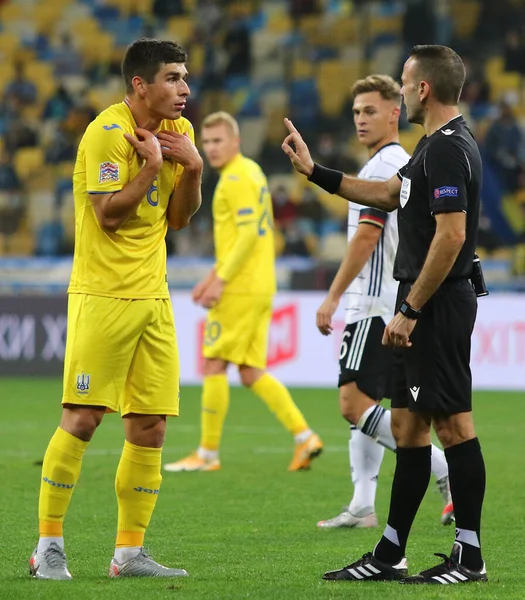 Kyiv Ukraine Oktober 2020 Ruslan Malinovskiy Uit Oekraïne Reageert Als — Stockfoto