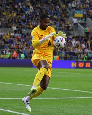 Wroclaw, Poland - September 5, 2025: Goalkeeper Mike Maignan of France in action during the FIFA World Cup 2026 Qualifying round game against Ukraine at Tarczynski Arena
