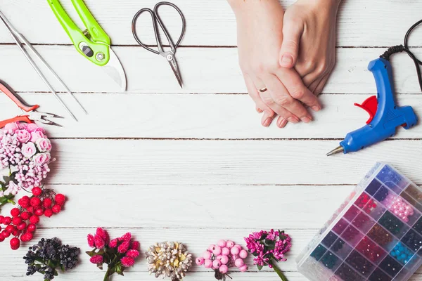 Preparación para la fabricación a mano — Foto de Stock