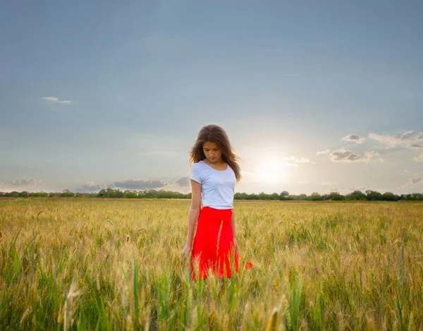 Gozando da natureza — Fotografia de Stock