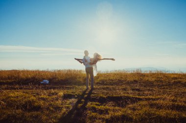 Romantik yürüyüş alanında