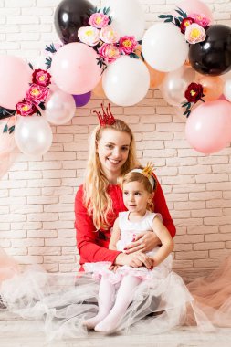 onun küçük prenses ile Beaty Kraliçe