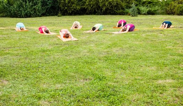 Група любителів йоги — стокове фото