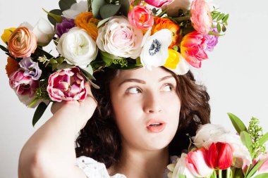 bahar yaratıcı güzel kadın