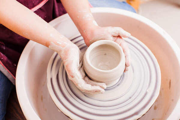Childs ceramic handicrafts