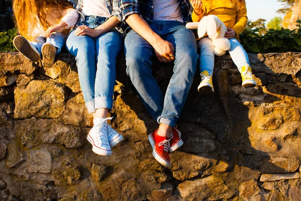Comfortable clothes for the whole family — Stock Photo, Image