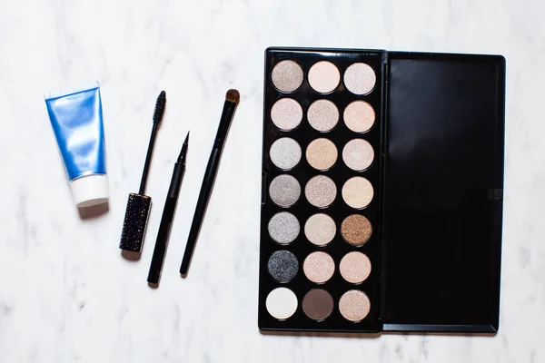 Set for everyday basic makeup — Stock Photo, Image