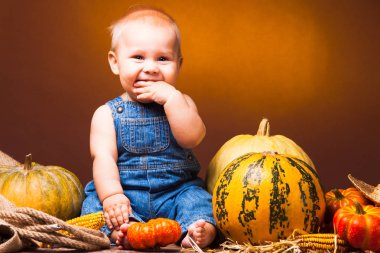 Şükran günü tatili günü kartpostal